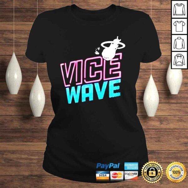 Vice Wave Miami Heat Basketball shirt - Image 3