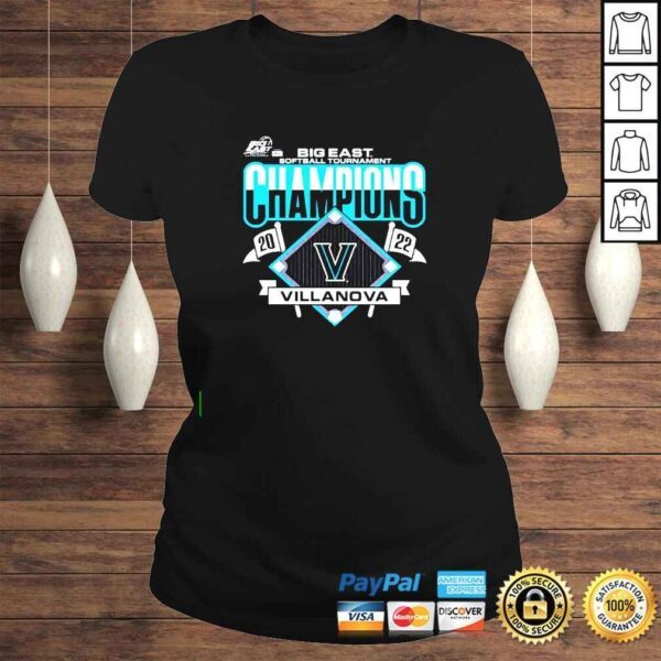 Villanova Wildcats 2022 Big East Softball Champs shirt - Image 3