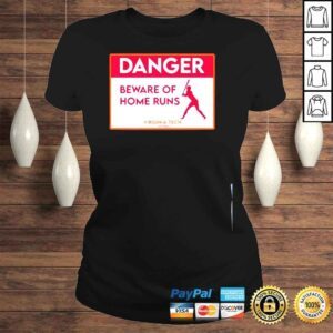 ClassicLadies Virginia tech softball beware of home runs shirt