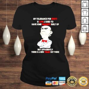 ClassicLadies Walter my tolerance for idiots is low i used to have some immunity built up shirt