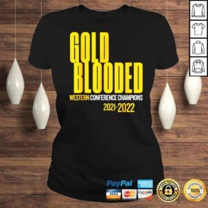 ClassicLadies Warriors Finals 2022 Basketball Gold Blooded shirt