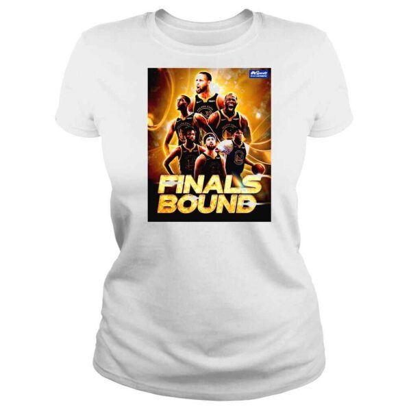 Warriors To Finals Bound NBA TShirt - Image 3