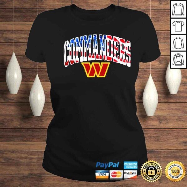 Washington Commanders 2022 Logo Team Banner Wave Shirt - Image 3