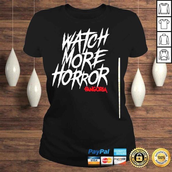 Watch more horror fangoria Tshirt - Image 3