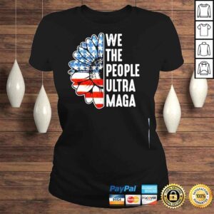 ClassicLadies We the people ultra maga proud republican vintage usa flag shirt