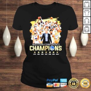 ClassicLadies Western Conference Champions 19752022 Golden State Warriors shirt