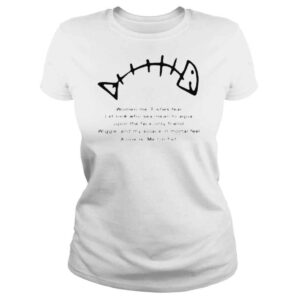 ClassicLadies Women me fishes fear let look who sea mean to aqua shirt