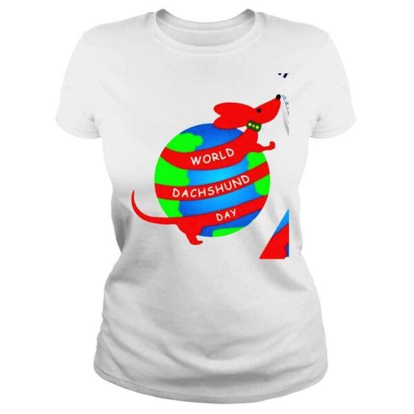 World Dachshund Day with Earth shirt - Image 3