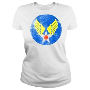 ClassicLadies Wwii Airforce Roundel Mens Garmentdyed Heavyweight shirt