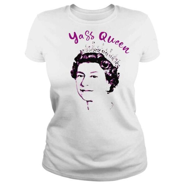 Yass queen 70th anniversary platinum jubilee shirt - Image 3