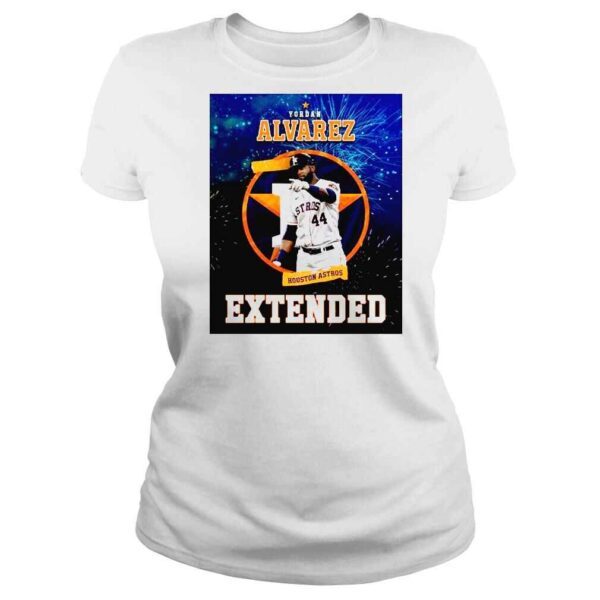 Yordan Alvarez Houston Astros Extended shirt - Image 3