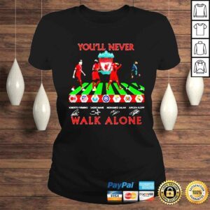 ClassicLadies Youll never walk alone Liverpool FC signature shirt