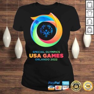 ClassicLadies Youth Heather Charcoal 2022 Special Olympics USA Games Primary Logo T Shirt