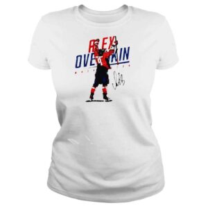 ClassicLadies alex Ovechkin Goal Celebration B signature hockey shirt