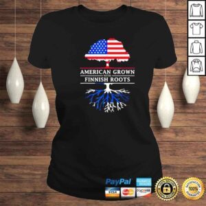 ClassicLadies american grown with finnish roots shirt