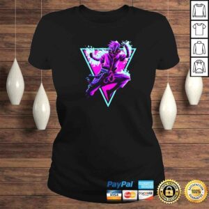 ClassicLadies anime Neon SASUKE fire vintage shirt