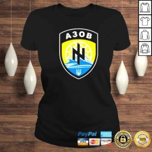 ClassicLadies azov Battalion Support Ukraine logo vintage shirt