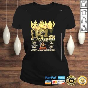 ClassicLadies def leppard world tour 1977 2022 t shirt