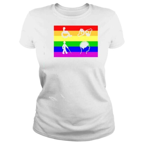 disabled and Queer LGBT shirt - Image 3