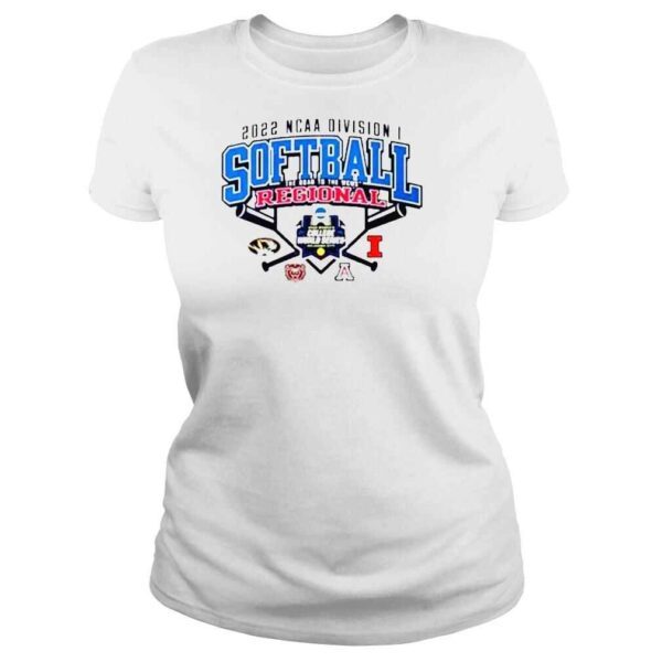 division I Women�s Softball Regional Missouri 2022 Shirt - Image 3