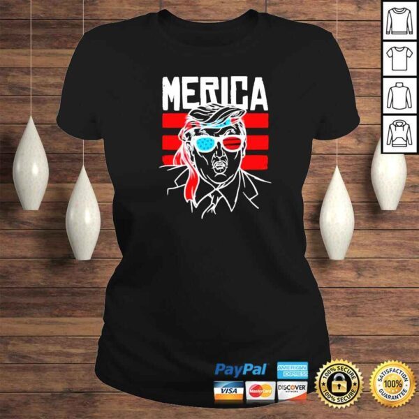 donald Trump color Merica American flag shirt - Image 3