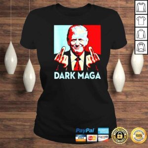 ClassicLadies donald Trump fuck dark maga shirt