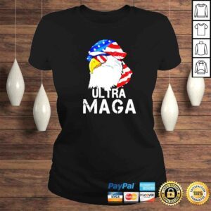 ClassicLadies eagle America flag Ultra MAGA shirt