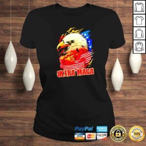 ClassicLadies eagle Ultra MAGA America flag fire classic shirt