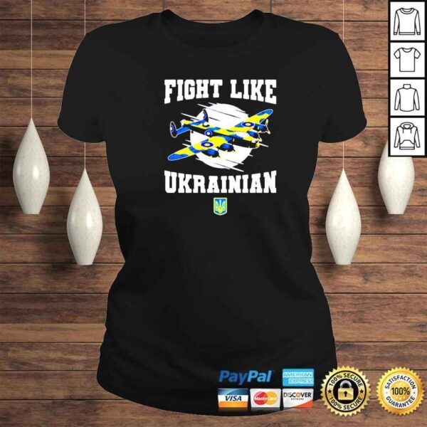 fight like Ukrainian vintage shirt - Image 3