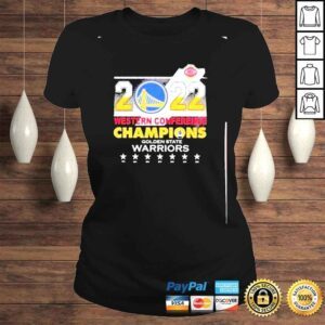 ClassicLadies golden state warriors 2022 NBA western conference champions shirt