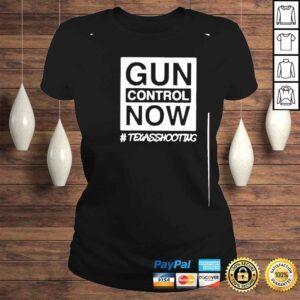 ClassicLadies gun control now pray for Texas shirt