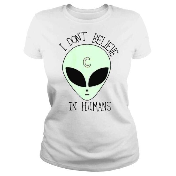 i dont believe in humans logo shirt - Image 3