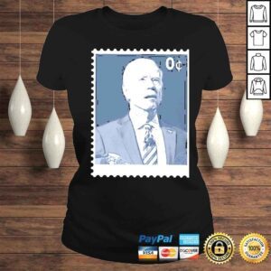 ClassicLadies joe Biden stamp American flag shirt