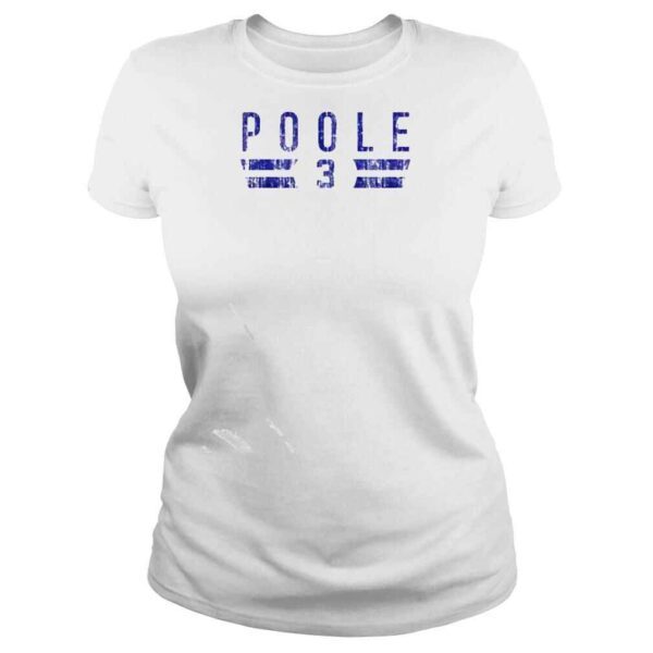 jordan Poole Golden State 3 basketball shirt - Image 3