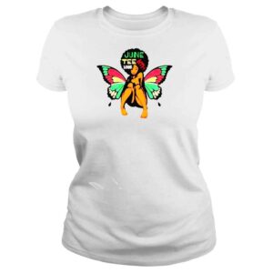 ClassicLadies juneteenth 1865 NTH butterfly wings color shirt