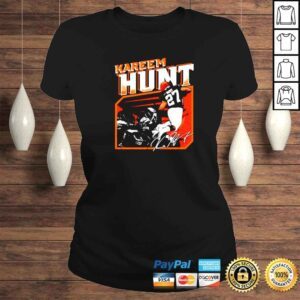 ClassicLadies kareem Hunt Touchdown Hurdle 27 rugby signature shirt