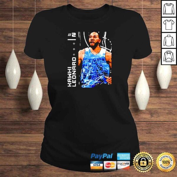 kawhi Leonard Los Angeles basketball signature shirt - Image 3