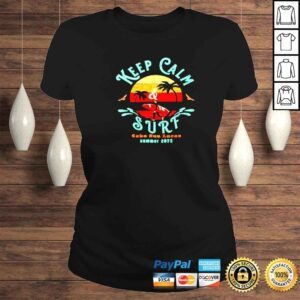 ClassicLadies keep calm surf summer 2022 vintage shirt