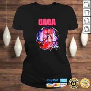 ClassicLadies lady Gaga signatures shirt