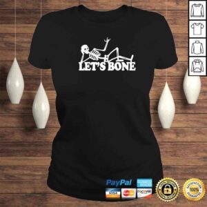 ClassicLadies let s bone Skeleton shirt