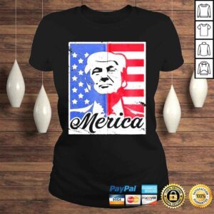 ClassicLadies make 4th of july great again Trump patriotic zip shirt