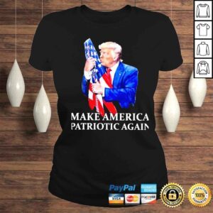 ClassicLadies make America patriotic again American flag shirt