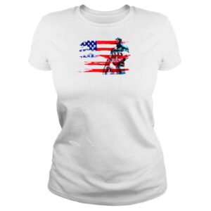 ClassicLadies marvel Captain America flag cartoon vintage shirt