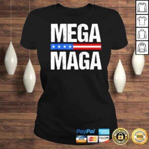 ClassicLadies mega mega Trump 2024 proud ultra maga with usa flag shirt