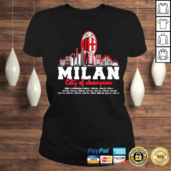 milan city of champions serie a champions 2022 shirt - Image 3