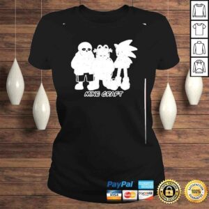 ClassicLadies minecraft sans garfield sonic minecraft shirt