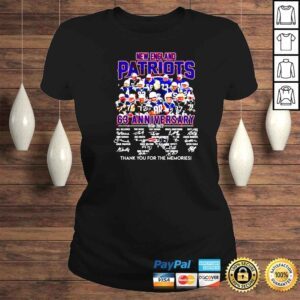 ClassicLadies new England Patriots 63th Anniversary 1959 2022 players signature shirt