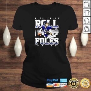 ClassicLadies nick Foles Roll With Foles rugby signature shirt