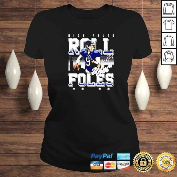 nick Foles Roll With Foles rugby signature shirt - Image 3