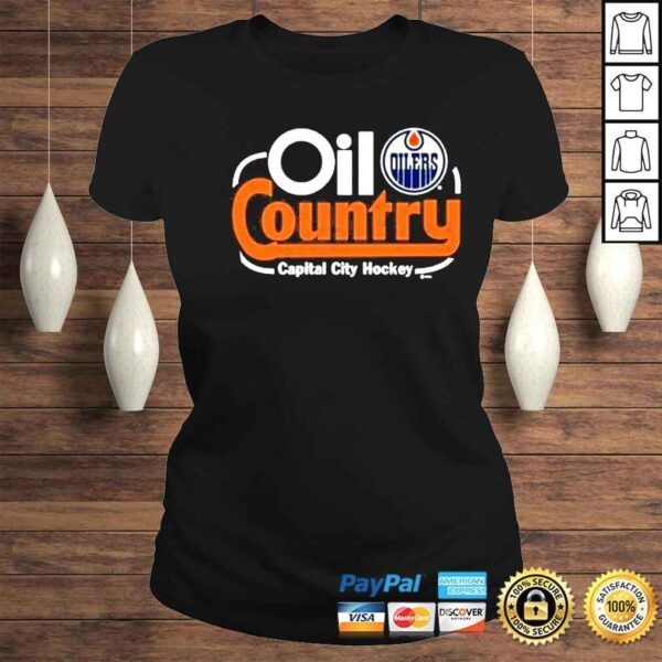 oil country capital city hockey shirt - Image 3